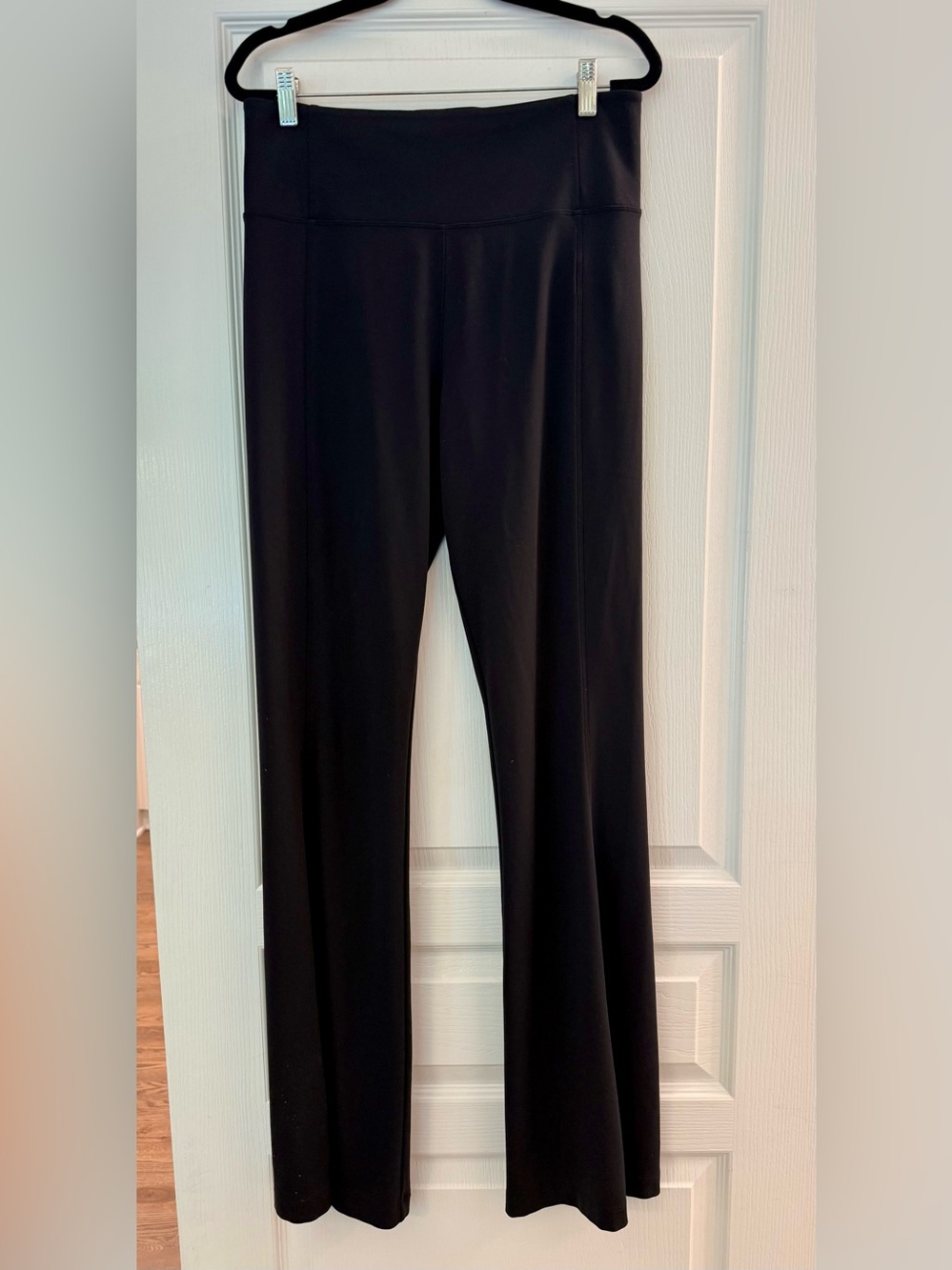 Athleta Black Delancey Flare Pants, Medium Tall